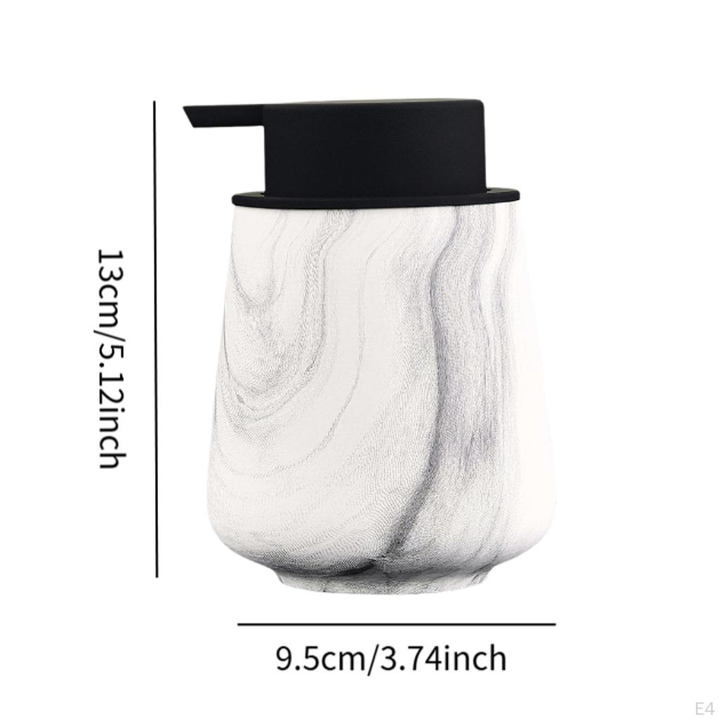 Ceramiczny Dozownik do Mydła Butelka na Balsam Przenośna Pompka do Łazienki