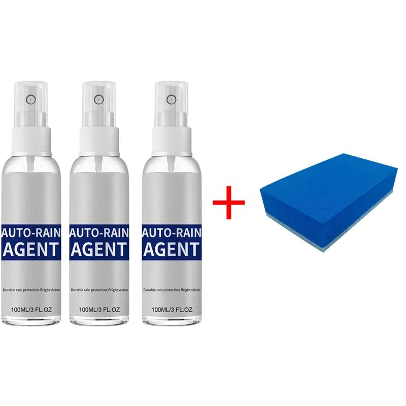 100/300ml car glass rain proof and anti fogging agent package - front and rear windshield rear-view mirror waterproof spray