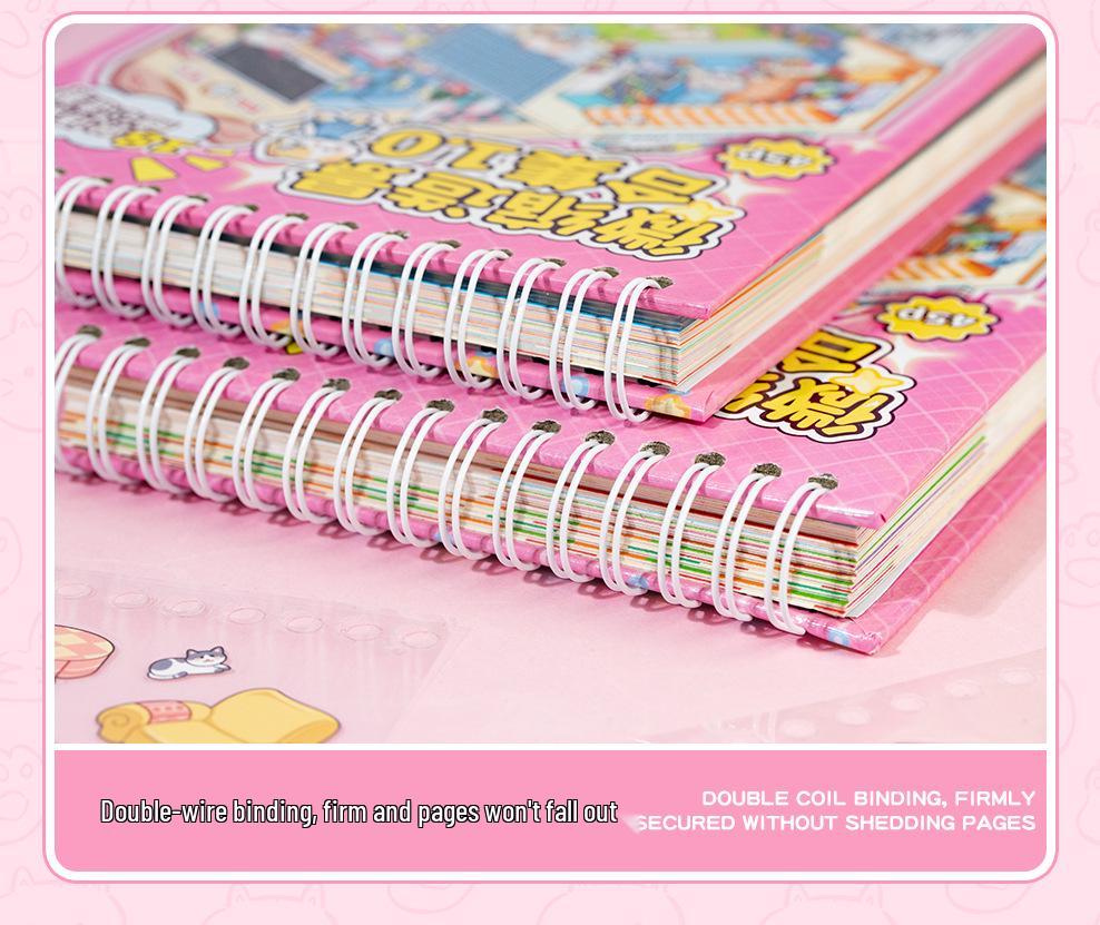 Yuxian Mini 3D Landscaping Sticker Book: Fanfan Cat 1.0/2.0 Cabin Journal Quiet Book