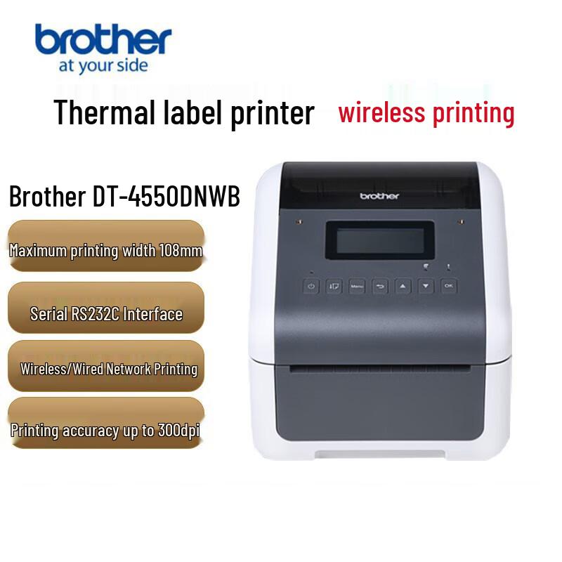 Brother TD-4550DNWB Thermal Label Printer