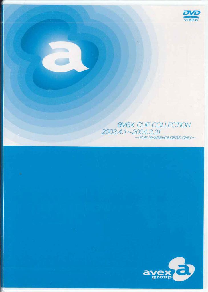 DVD VARIOUS - Avex Clip Collection 2003.4.1 AVBS7561 AVEX Japan Music Video Used