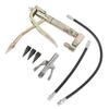 7PCS Grease Tool Nozzle Kit Strong Strength Metal Air Grease Tool Coupler with 230mm 400mm Hose for