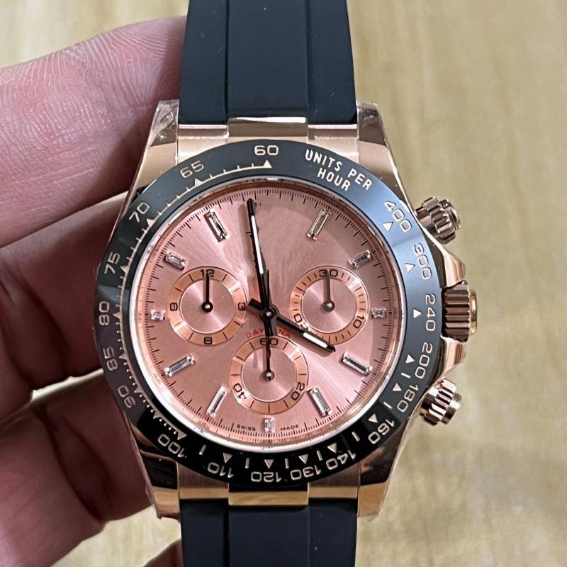 Laojia Daytona Multifunctional Men's Mechanical Watch with Three Dials and Six Hands