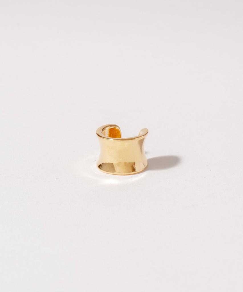 Novice Tokyo Reverse Round Ear Cuff / Gold
