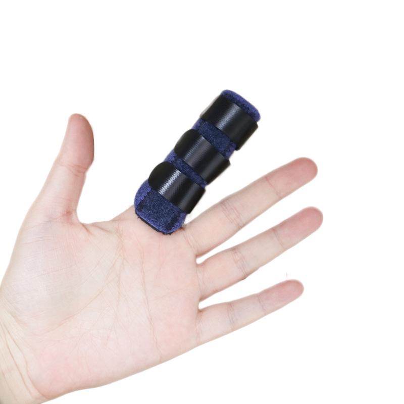 Steel Plate Finger Splint for Tendon Injuries - Joint Protector & Support Bandage for Tenosynovitis in Index and Middle Fingers, Adult Size