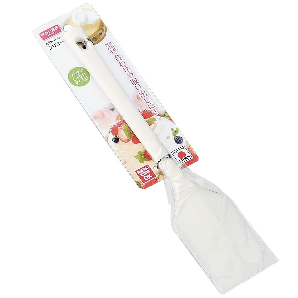 Shimomura Kougyou Made in Japan Taste Food Silicone Spatula Large Made in Niigata ASH-639 Tsubame-Sanjo