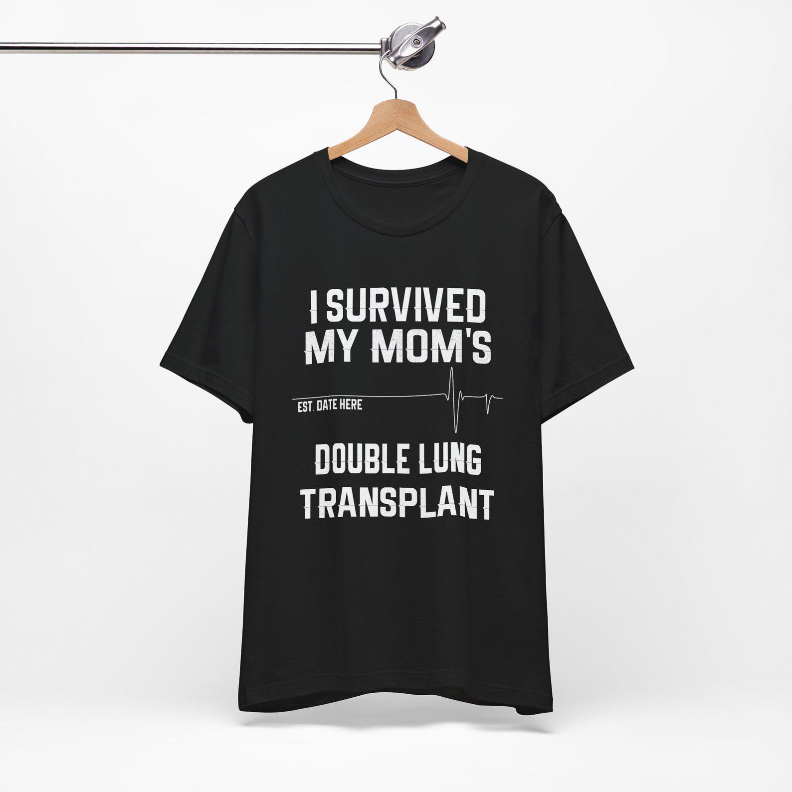 Personalized Double Lung Transplant Mom Unisex Shirt, Transplant Survivor ,Organ Donation, Recipient ,Recovery ,COPD, Cystic Fibrosis L