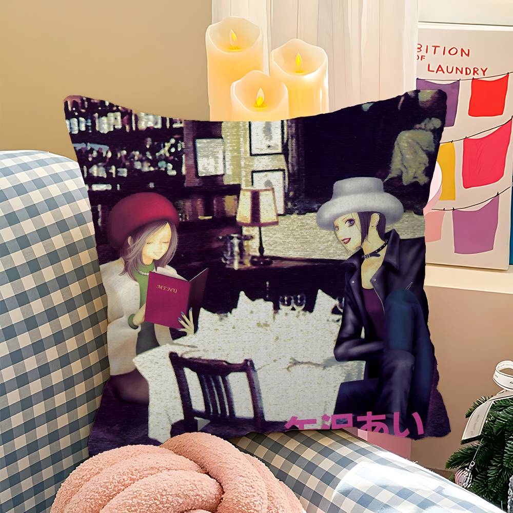 NANA Pillow Anime Pillow Sofa Bed Head Pillow Cover Cushion Cover 45x45 Cm Fashion