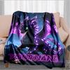 1PC Custom Name Purple Dragon Fantasy Art flannel blanket versatile,all-season throw suitable for the living room,bedroom,camping,travel,and gift