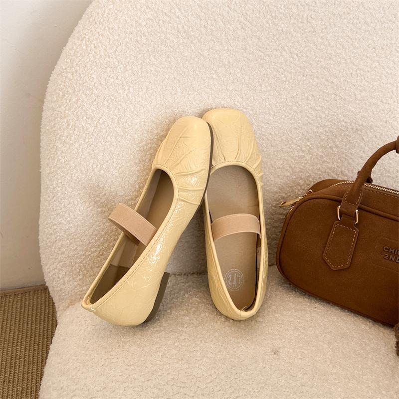 Fashion Women Flats Loafers Ballet Shoes Sandals 2025 Summer Desigenr New Casual Leather Shoes Retro Woman Shoes Sport Mujer Zapatos