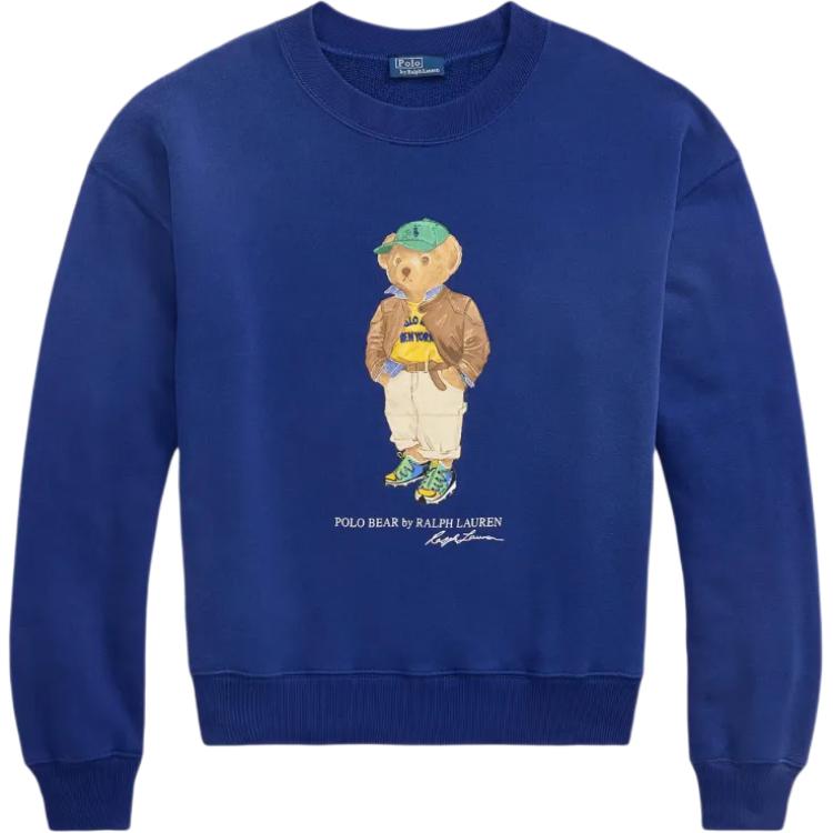 Polo Ralph Lauren Round Neck Long Sleeve Printed Sweatshirt Women sweatshirt 211971736-001