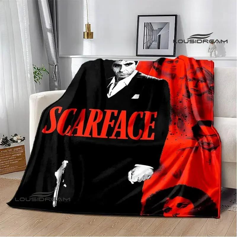 Classic movie Scarface Polyna blankets bed with a blanket to warm the beautiful blanket home travel blankets birthday gift