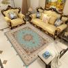 Indian Moroccan Carpet Area Rug Floor Mats Ethnic Style Children Play Mat Bedroom Trendy Non-slip Living Room Flannel Home Decor