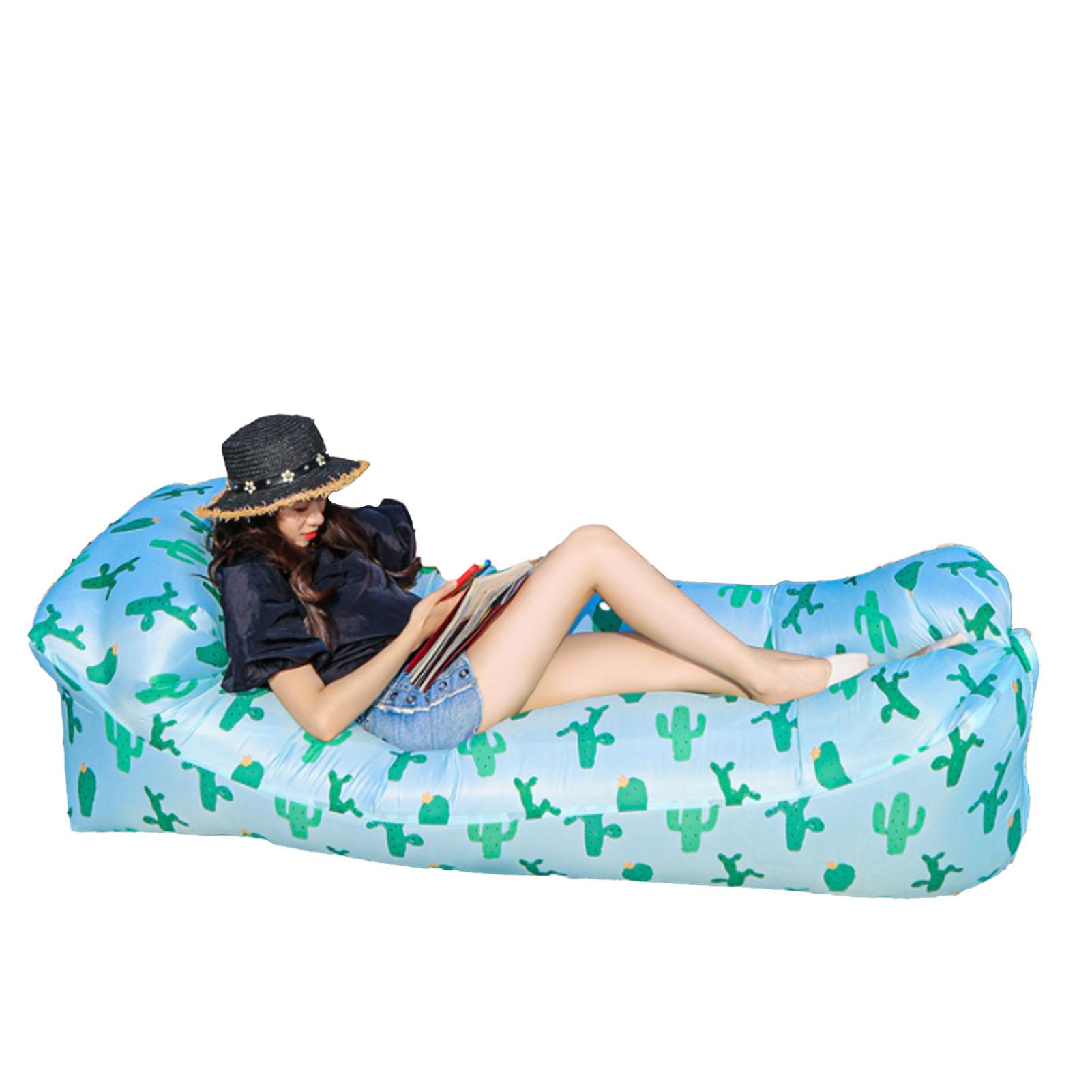 

Надувний шезлонг Портативний Складний Поліефірне волокно Зручний Хороша вантажопідйомність Для вулиці