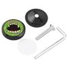 1 Set Halloween Style Bicycle Stem Cap Waterproof with Screws&Hexagonal Wrench Bike Bowl Sealed Cap Aluminum Alloy Durable