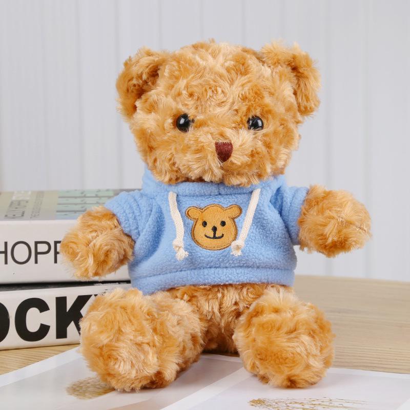 Teddy Bear Plush Hoodie Doll - Cute Activity Gift with Logo Print