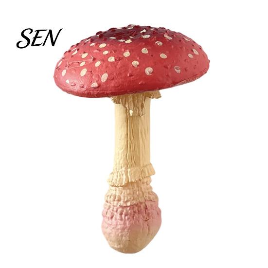 Realistic Mushroom Magnets 3D Refrigerator Magnet, Resin Fake Decorative Forest Theme Kitchen Decor Photo Notes Holder for Whiteboard Cabinet