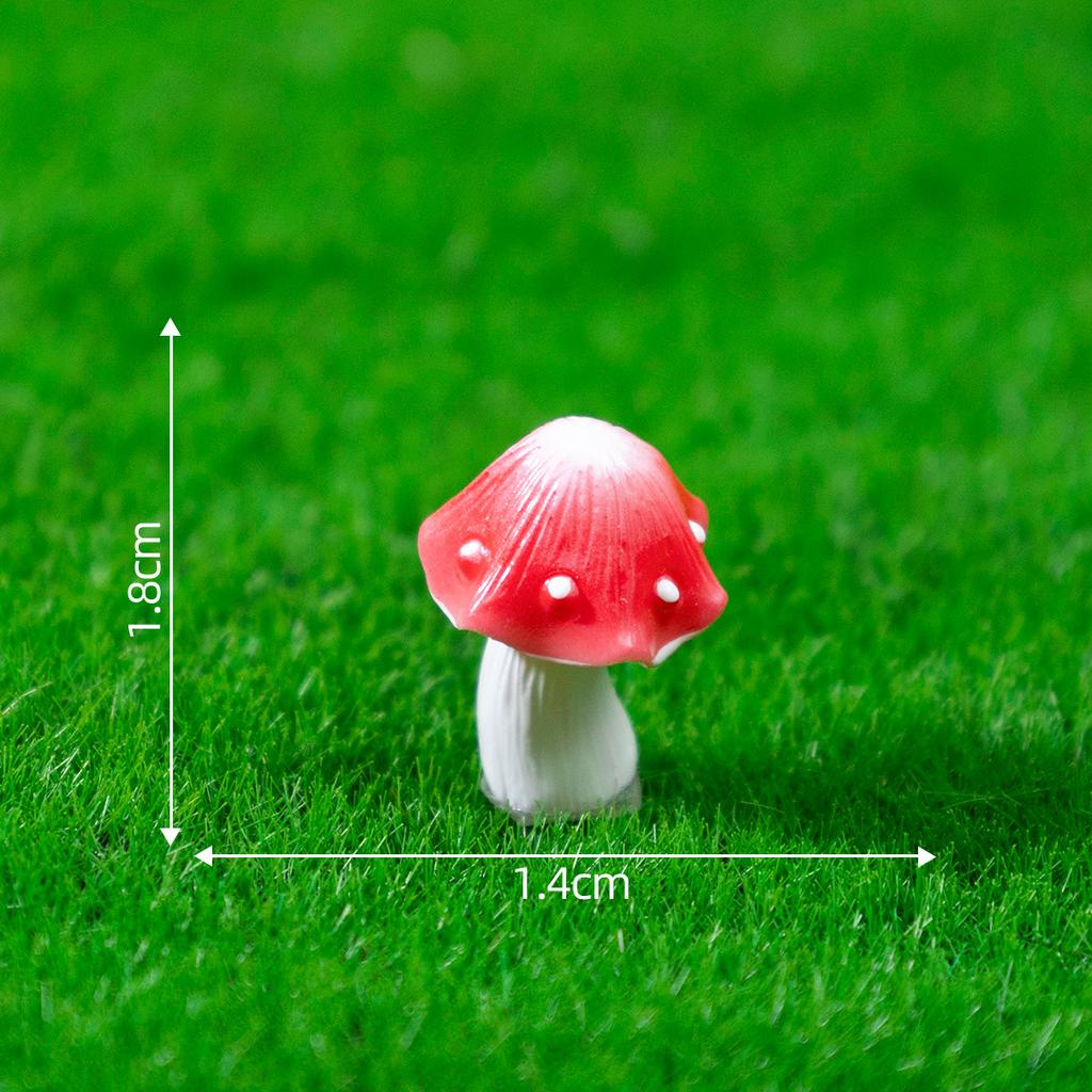 6PCS Micro landscape DIY mushroom decoration set