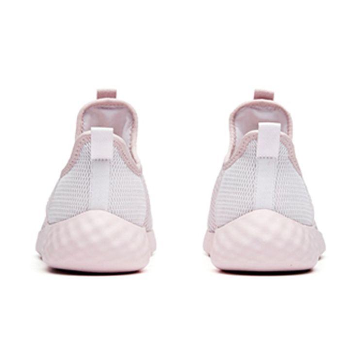 Anta Mesh Slip-On Durable Breathable Low-Top Kids Running Shoes Kids Sneaker Light-Purple A33025556A-6