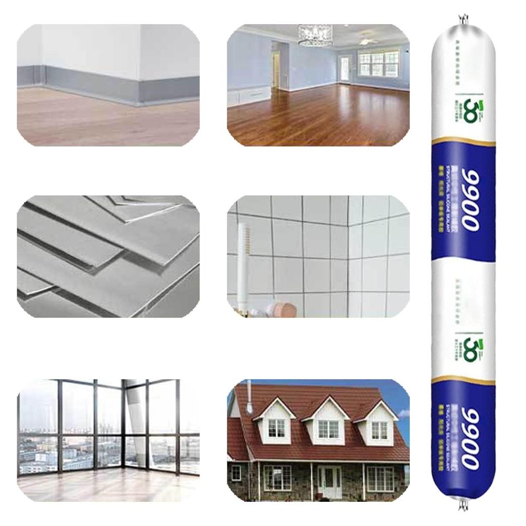 Silicone Sealant DH-9900 High Temperature Resistant for Bathroom Roof Wall Crack Waterproof Indoor Outdoor Permanent Sealant
