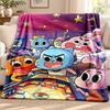 Gumball blanket Flannel Blanket Soft Cozy Plush Throw for Sofa Bed Lightweight Home Decoration Outdoor camping