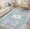 Nordic Persian Style Bedroom Living Room Large Carpet Non-slip Washable Decoration Office Area Rug Easy Clean Entrance Door Mat