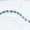Silver Bracelet with Natural Emerald 5.968ct, Product Weight 7.4 G (2166740)