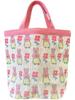 Cute mesh bag, beach bag, work bento bag, go out portable student tutoring bag