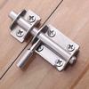 Semicircular Stainless‑Steel Latch, Sliding Bolt Lock, Heavy‑Duty Security Bolt for Wardrobe, Garden & Indoor‑Outdoor Door, Easy‑Mount Door Latch