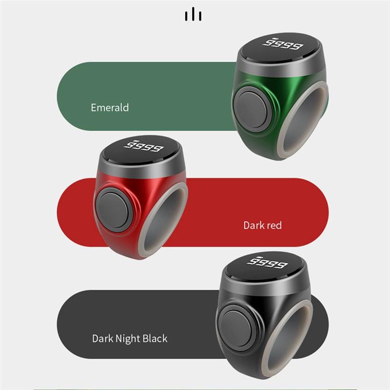 Self Locking Counting Device Timer Accessory Precise Counting Tool Black Adjustable Fit Essential Tracking Tool Extended Usage