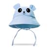 Spring Summer New Children's Gauze Bucket Hat Baby Embossed Bear Fisherman Sun Hat Protective Accessory for Babies