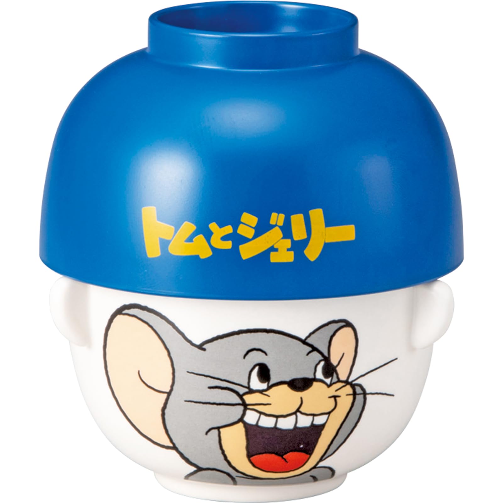 and Jerry 85 Soup Bowl and Rice Bowl 10cm Diameter x Taffy Rice Miso Soup Tom and Jerry Birthday Made in  Tom Years  Set, Approx. 6cm, Finish, Bowl, синий