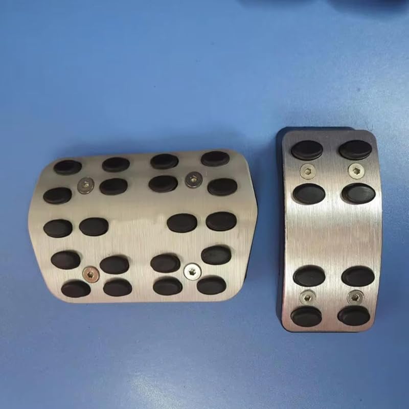 Fit for Mazda 3 2006-2012 at/MT LHD,Car Pedal Cover, Stainless Steel Car Accelerator Brake Antiskid Pedal Foot Rest Pedals Plate Pad