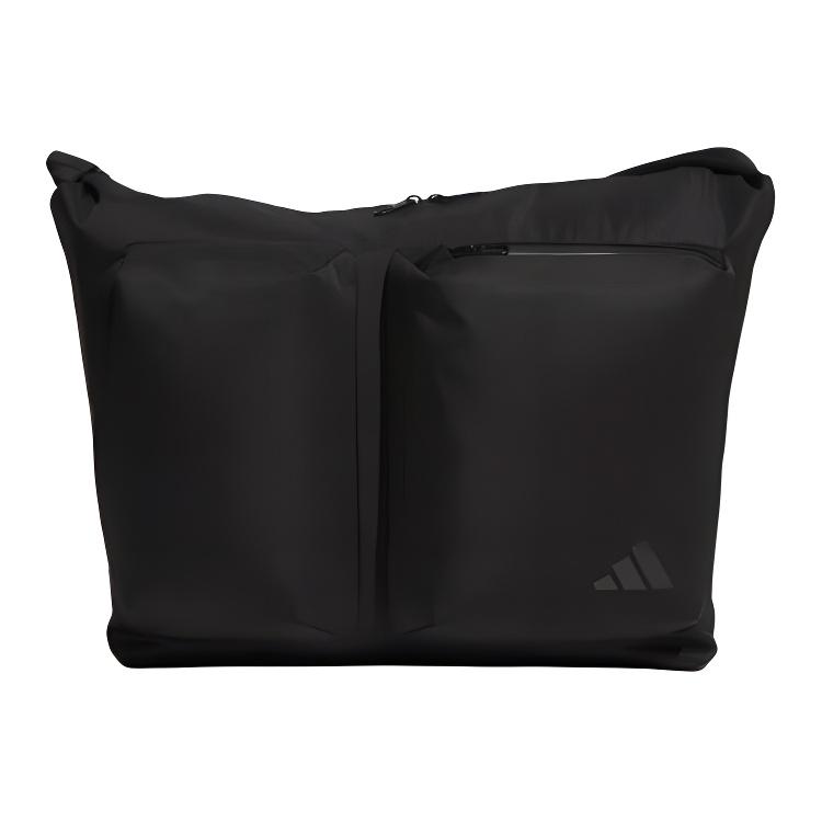 New Adidas Recycled Polyester Shoulder Bag, Crossbody Bag Unisex Black JN3786