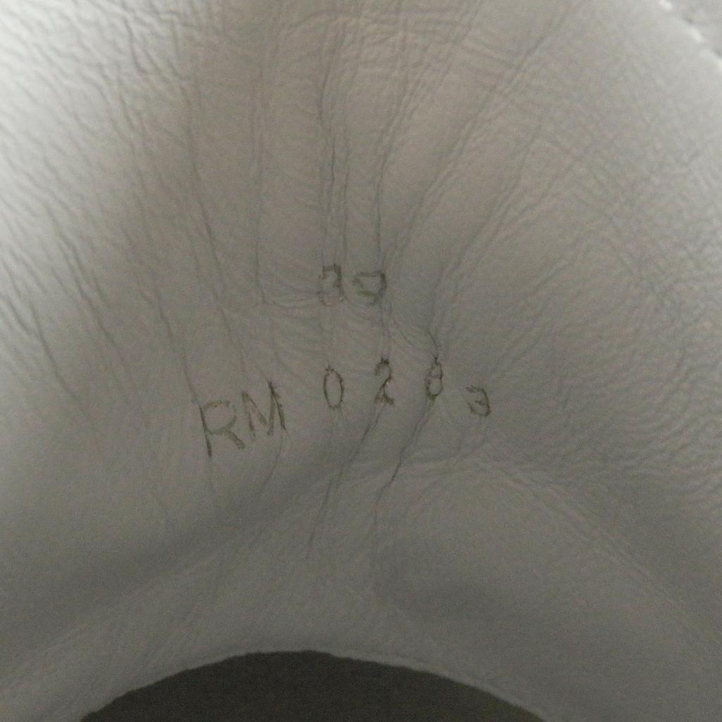 Excellent CELINE Sneakers Alan Lace-up High-top Silver Leather Mens 39 Used