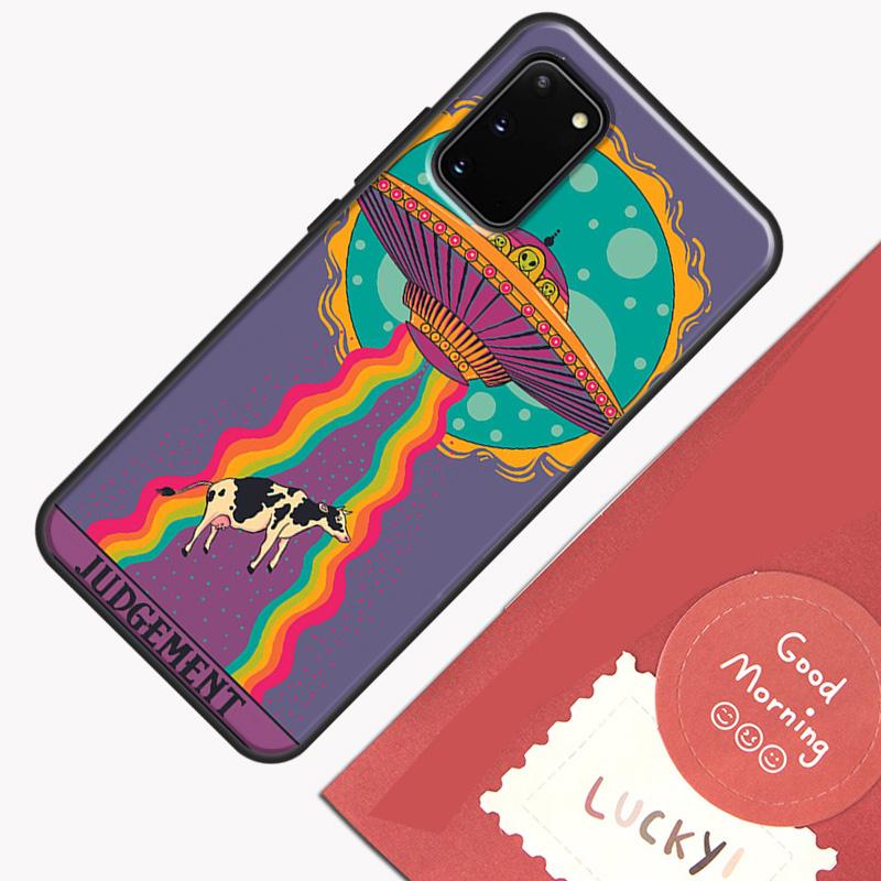 Cute Indie Hippie Case For Samsung Galaxy S22 S21 S23 Ultra Note 20 S8 S9 S10 Note 10 Plus S20 FE Back Cover