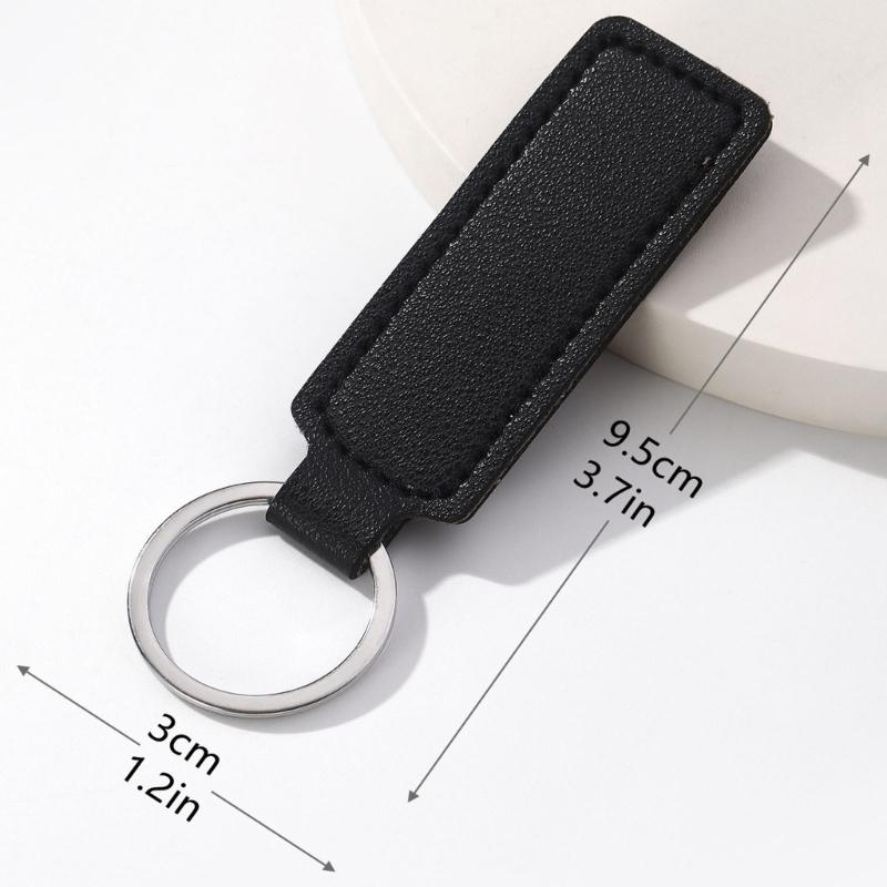 PU Leather Keychain Organizers Lightweight Design Water Resistant For Motorcycles Car Home Keys Easy Carry Daily Commute