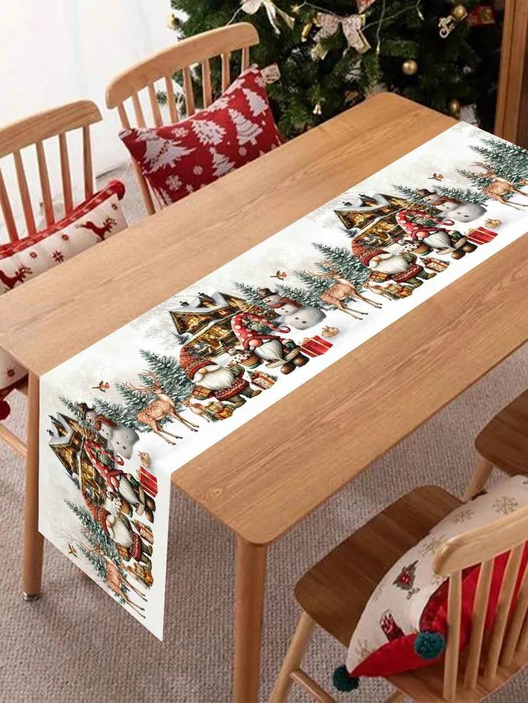 Table track 35x180 cm polyester anti-slip coating multi-colored