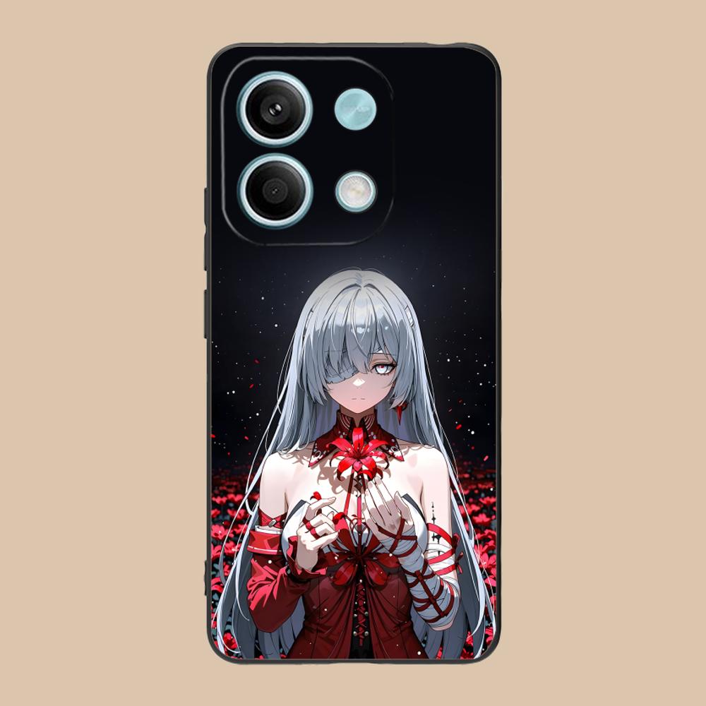 Wuthering Waves Phrolova Mattes Handyhülle für Xiaomi 15 14 13 12 Mi 11 T Ultra Lite Pro S X 5G Bunte Druckabdeckung