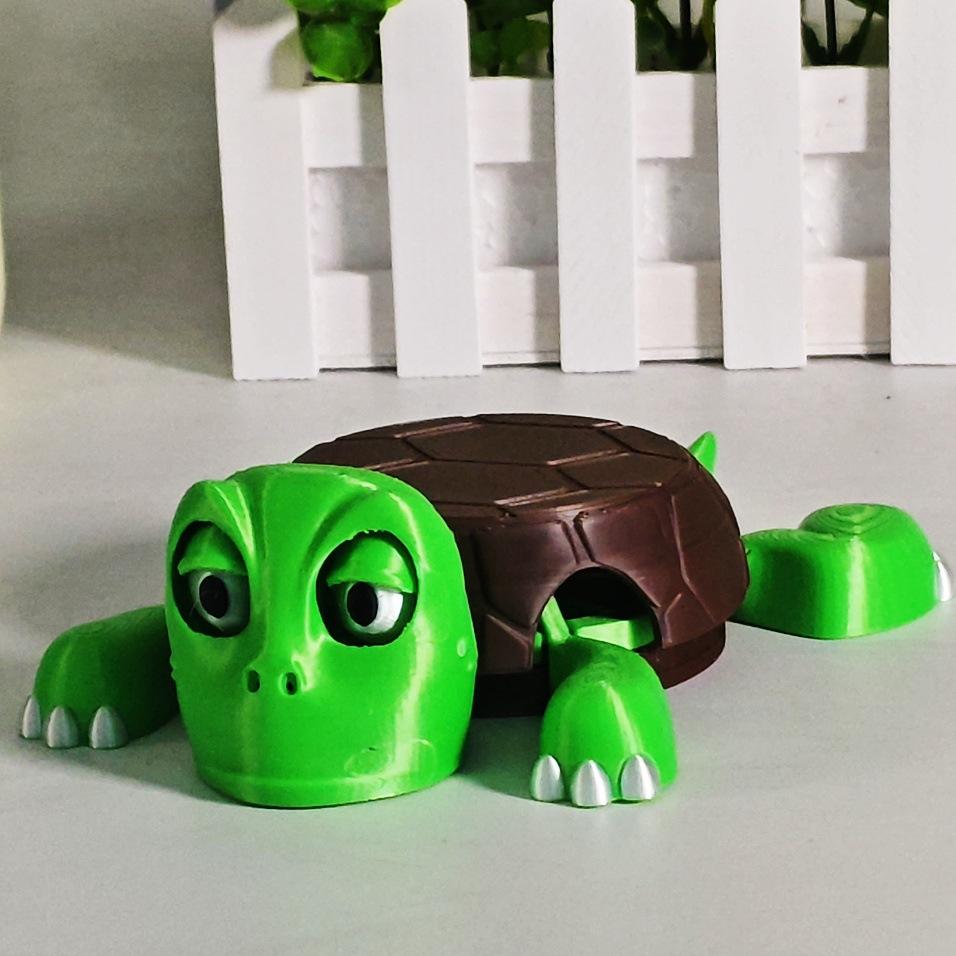 Creative Cute Funny 3D Printing Frightened Turtle Shape Drink Coasters Table Ornaments Kettle Mat Tea Coaster Desktop Decoration