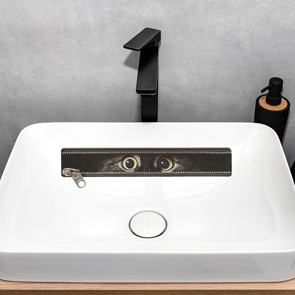Kreative Guckende Tier Badezimmer Wandaufkleber