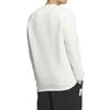 Adidas Solid Color Logo Round Neck Sports Sweatshirt Men Sweatshirts White JE8634
