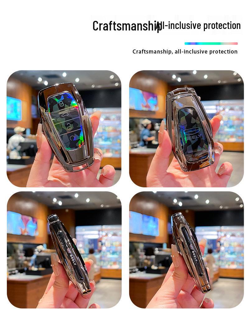 Geely Emgrand Key Case: Fits Xingrui, Boyue PRO, Xingyue L, L7/L6, Binyue with Metal Buckle