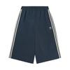Originals Classic Three Stripes Series Trefoil SS25 Fashion Versatile Trendy Comfortable Casual Shorts Men Shorts Deep-Blue Cream-White KB5442