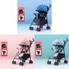 Four Wheeled Baby Stroller Lightweight Foldable Convertible Seat Multifunctional