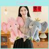 Elephant Plush Doll Animal Stuffed Toy Sleep Companion Room Decoration Kid Gift