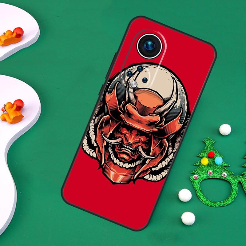 Hannya Demon Oni Case For Honor 200 Pro X9c X9b X9a X8a X8b X7a X6a X8 X9 50 70 90 Magic 5 6 7 Lite Cover