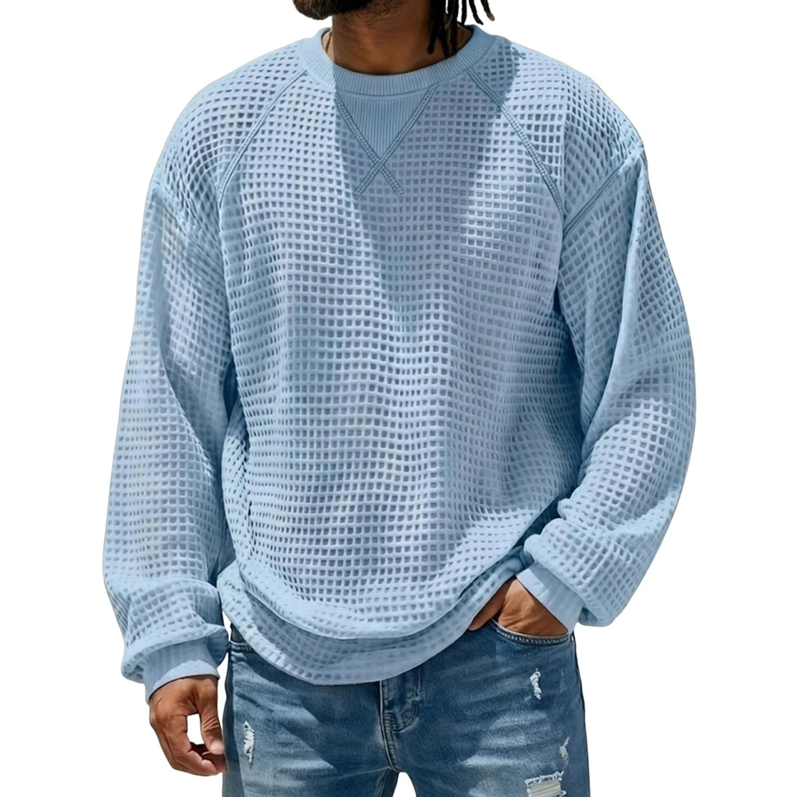 Мужская плотная худи-пуловер Повседневная с длинным рукавом На шнурке Молния Зимняя с капюшоном Толстовки С карманами XXL