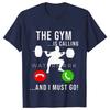 Męski T-shirt Street Fitness Siłownia Sport Trening Siłowy Zabawne Topy Koszulki Letni T-shirt Koszulka dla Mężczyzn T-shirt Odzież