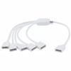 RGB LED Strip Controller Extension & Splitter, 4-Pin Multi-Head Adapter, 30CM-5M